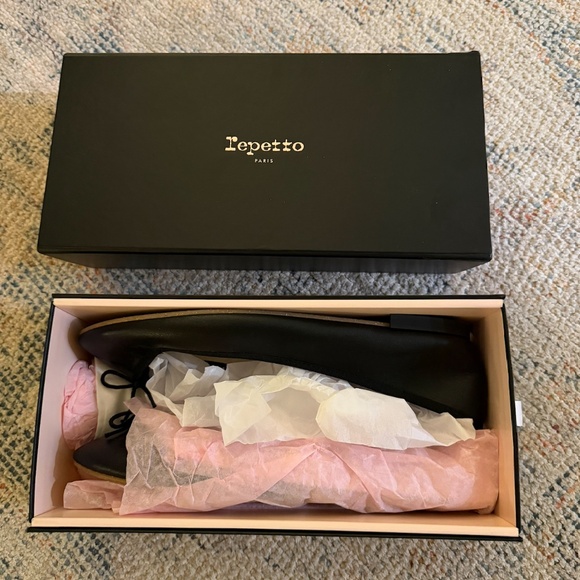 Repetto Cendrillon Black Ballet Flats - New (without box) - Size 41 - Picture 4 of 7
